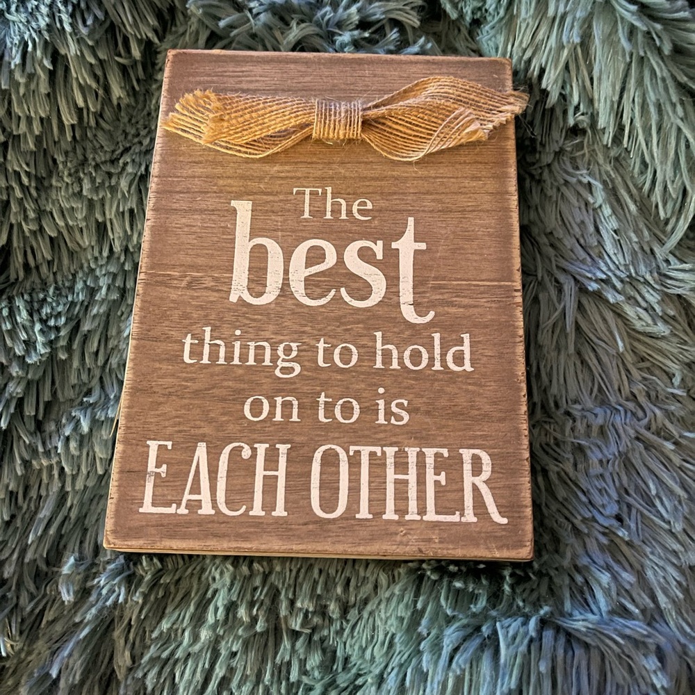 Wooden Belle Maison Plaque